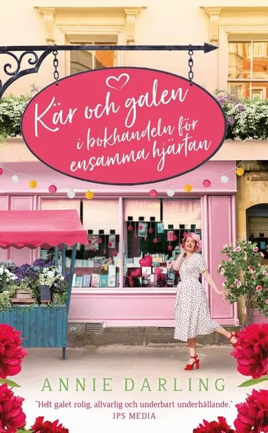 Omslag: Kär och galen i bokhandeln för ensamma hjärtan