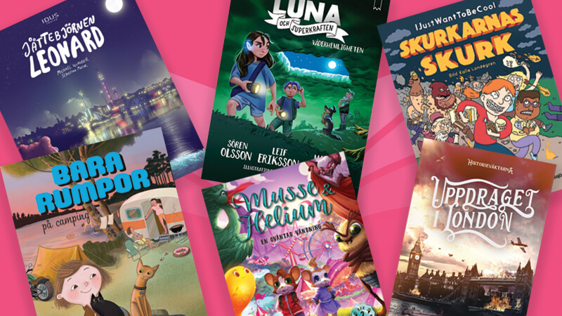 Omslag: Boktips för barn 2022