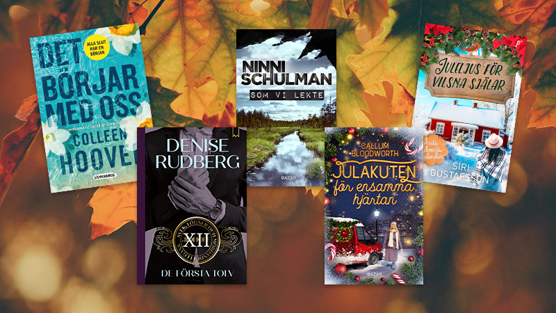 Omslag: Nya böcker vintern 2022